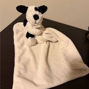 Jellycat Plush Black & White Puppy Lovey